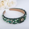 JWICOS Rhinestone Headband Baroque Crystal Hairband Hair Accessories Fashion Handmade