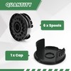 Flaveano Parkside Strimmer Line Spool 6 Spools and 1 Lid