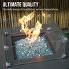 Skyflame 10-Pound Fire Glass for Fireplace Fire Pit and Landscaping,