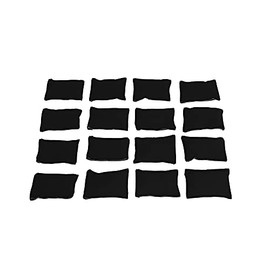 Abilitations Weight Pack for Weighted Vests, 8 Pounds, Black, Pack of 16