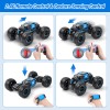 Powerextra 4WD 2.4GHz Double-Sided Rotating RC Stunt Car Remote Control