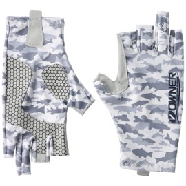 Owner Sunblock Multi Gloves, OWNER White Fish Camo, S/M