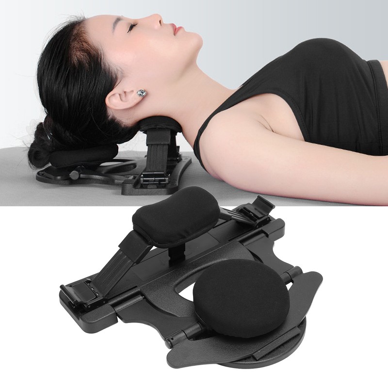 Neck Traction Device 4 Level Adjustable Gentle Stretching Nonslip Cervical
