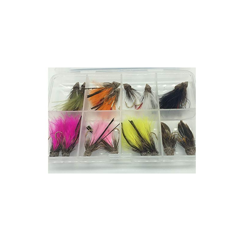 BestCity Fly Fishing Muddler Set, pack of 16 flies sizes
