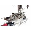 BRUBAKER Wine Bottle Holder "Fisherman on a Boat" - Metal