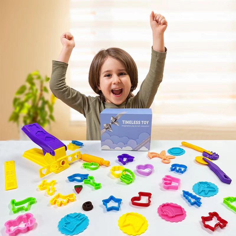 Decebaya Dough Tools for Kids- Play Sets Accessories Include Animal
