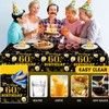HFBOBP 2 Pack 60th Birthday Tablecloths,54 x 108 inch Disposable