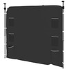 Outsunny Gazebo Side Panel, Canopy Sidewall Panel with 4 Mesh