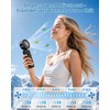 NORHOM Portable Handheld Fan with Ice Cooling, 100 Speed Rechargeable