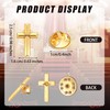 100/200 Pcs Cross Pins Bulk Cross Lapel Pins Valentine Pin