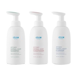 A.t.o.m.y Herbal Hair and Body Care (Shampoo+Conditioner+Body Cleanser, 3p)