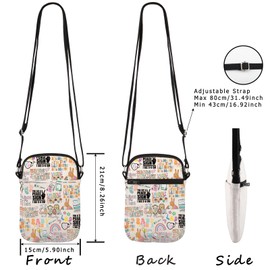 WCGXKO Labor and Delivery Nurse Gift LD Nurse NICU OB Nurse Zipper Crossbody Bag (LD Nurse Cr)