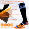 8000mAh Heated Socks for Men Women with App Control, Large-Capacity