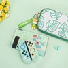 DLseego Animal Crossing Switch Set, Green Leaf Carrying Case with