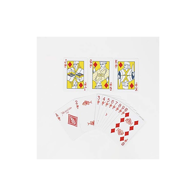 Itoya Delicious Fish Playing Cards Bicycle Mermaid
