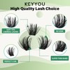 Lash Clusters 96pcs Individual Lashes Y22 D Curl 14mm Eyelash