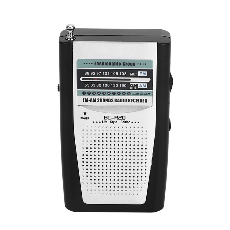 Multifunctional AM FM Portable Pocket Radio Battery Operated AM FM