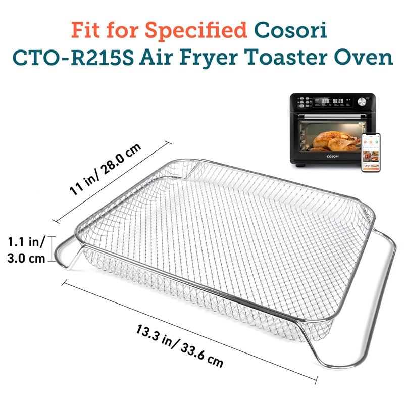 COSORI Air Fryer Basket for CS100-AO & CTO-R251S, Air Fryer