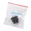 Baomain 1-Pack Momentary Rocker Switch, KCD2-223 (ON)/Off/(ON) DPDT 6-Pin 16A