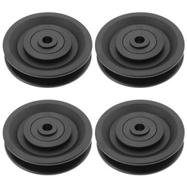 ECSiNG 4x 90mm Gym Pulley Wheel Bearing Pulleys for Gym Fitness Equipment Cable Machine Wearproof Spare Part and DIY Home Gym Equipment