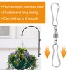 KUUQA 12 Pack Spinning Dual Clip Swivel Hooks for Wind