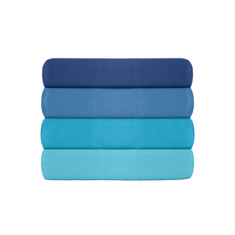 Turquoise Oxford Pillowcase Set (2 Pieces), 80 x 80 +