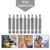 Mesee 50mm Square Head Screwdriver Bit Set with 1/4 Inch