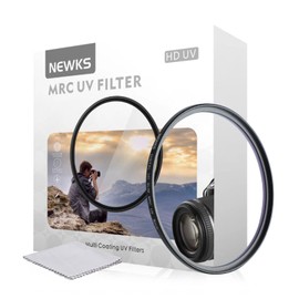 Newks 86mm MRC UV Protection Filter Kit,Clear UV Filters Slim Protector,16 Multi-Layer Nano Coated/Ultra Thin/High Definition/Quality for Canon,Nikon,Sony,Sigma,etc 86mm Camera Lens Protective