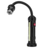 LED Zoom Machine Tool Working Light USB Charging Gooseneck Magnetic