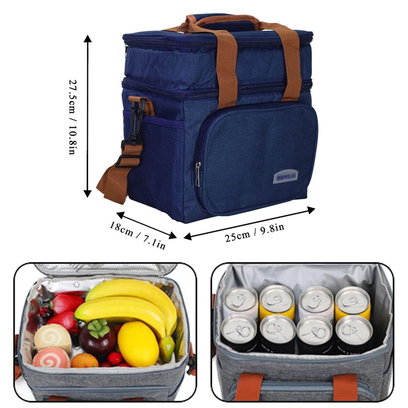 Bolsas para el Almuerzo,Bolsa de almuerzo aislada de gran capacidad
