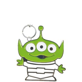 Yamani 9704 Key Holder, Alien H 2.6 x W 2.4 x D 0.08 inches (6.5 x 6 x 0.2 cm), Toy Story, Metal Key Chain