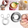 Egg Topper Cutter,Edelstahl Ei Scissor,Eierköpfer,Eieröffner,Eierköpfer Eier Cutter,Eierschalenschere,Gourmet Eierköpfer,Eierschneider,Edelstahl Eierköpfer,Ei Scissor,für