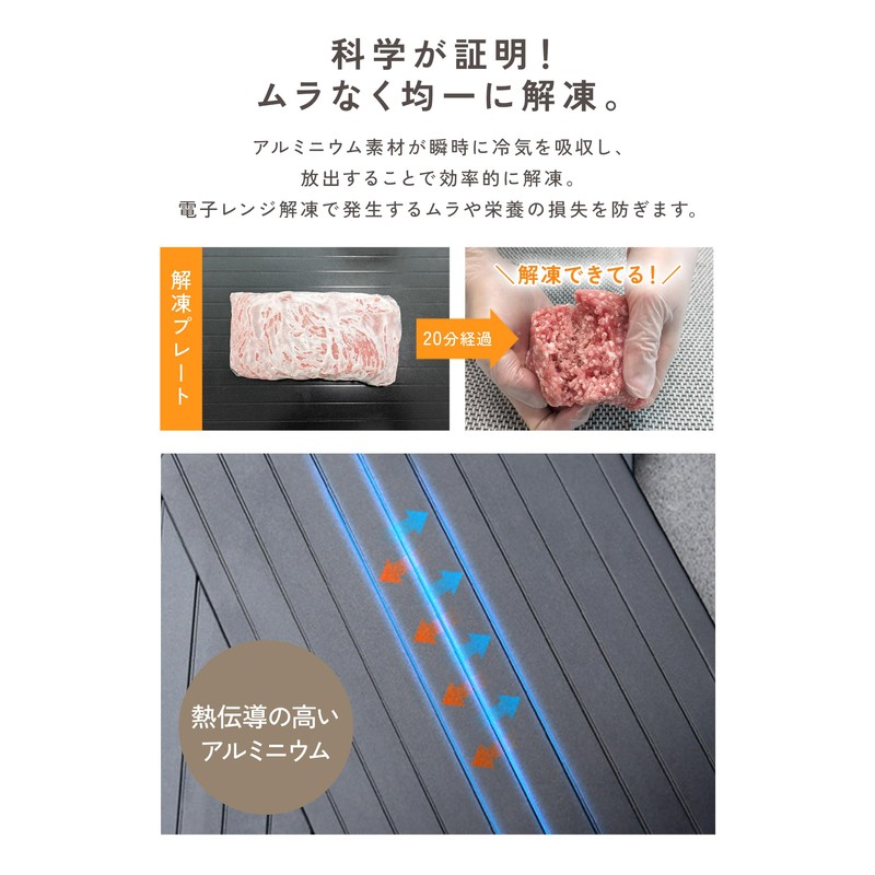 mujina Defrost Plate, Rapid Thawing Plate, Genuine (M)