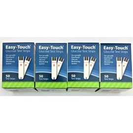 EasyTouch Meter Kit, 200 Test Strips, Lancing Device, Hi/Lo Control Solutions, Logbook, Carrying Case & 200 Prepads & GET•WELL Fine 30g Universal Twist Lancets 200 Ct. - Made in Canada