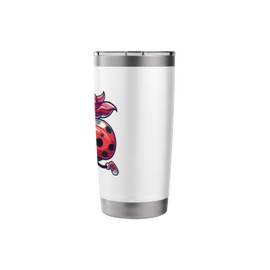 Ladybug Tennis Club Animals Sport Tournament Players Stainless Steel Insulated Tumbler