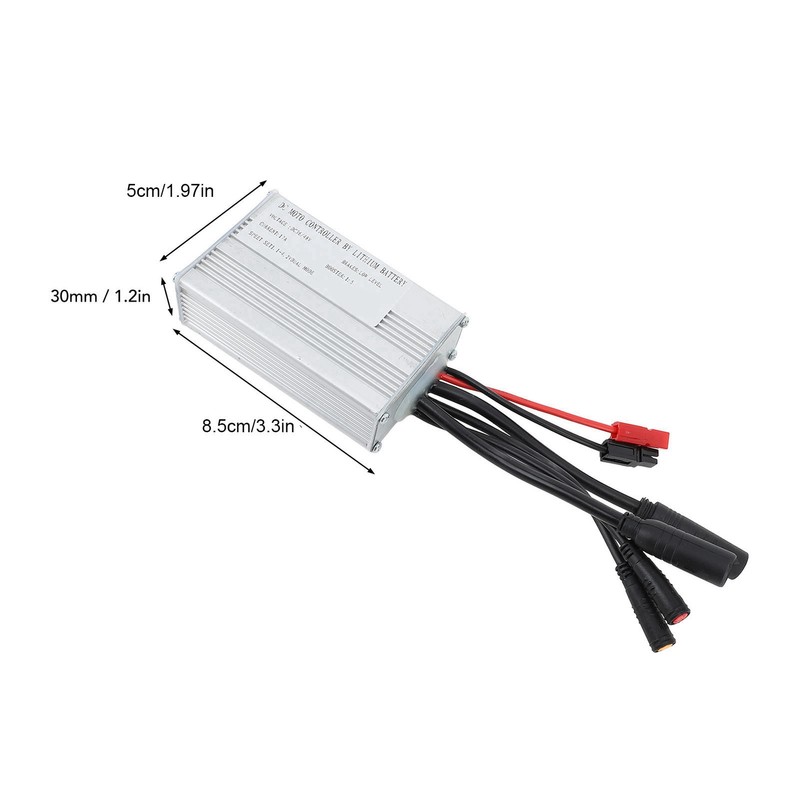 Electric Bike Motor Controller 17A Waterproof Brushless Square Wave Controller