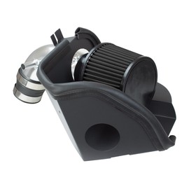 Cold Air Intake System with Heat Shield Kit + Filter Combo BLACK Compatible For 06-11 Honda Civic 1.8L