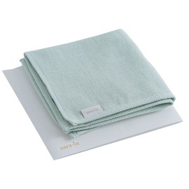 Imabari Towel Gift Sara-la Saki- Gauze Pile Handkerchief, 1 Piece Green, Green, Towel Handkerchief, Made in Japan