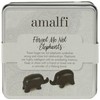 Amalfi EMDE 07 S/2 Forget Me Not Elephants, Black