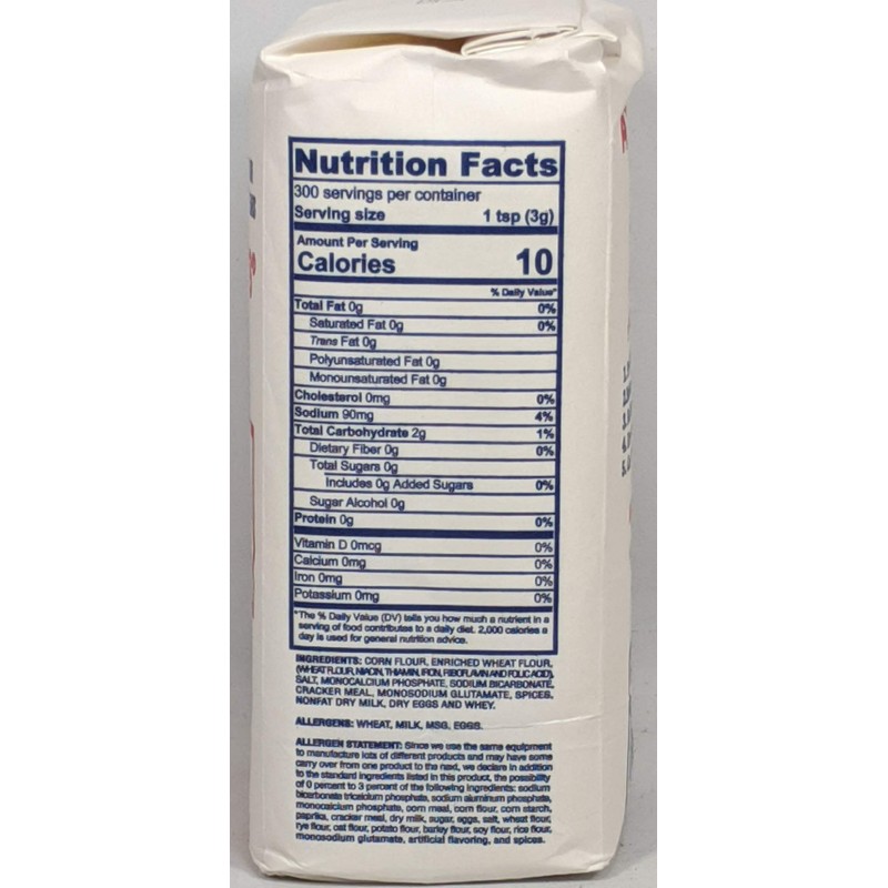 All Purpose Seafood Breader Enriched & Seasoned Just Right For
