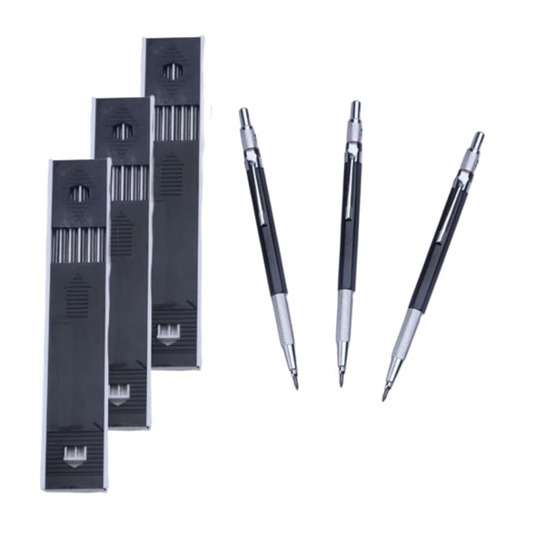 CHUANGOUONLY 3 Pieces Mechanical Pencils, Mechanical Pencil Set for Writing,