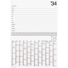 BRUNNEN Ten-Year Calendar A4 Landscape (2025-2034), 1 Page = 12