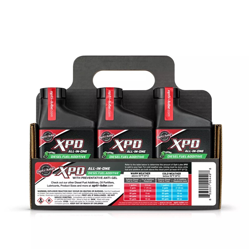 Opti-Lube XPD Formula Diesel Fuel Additive: 6 Pack of 8oz