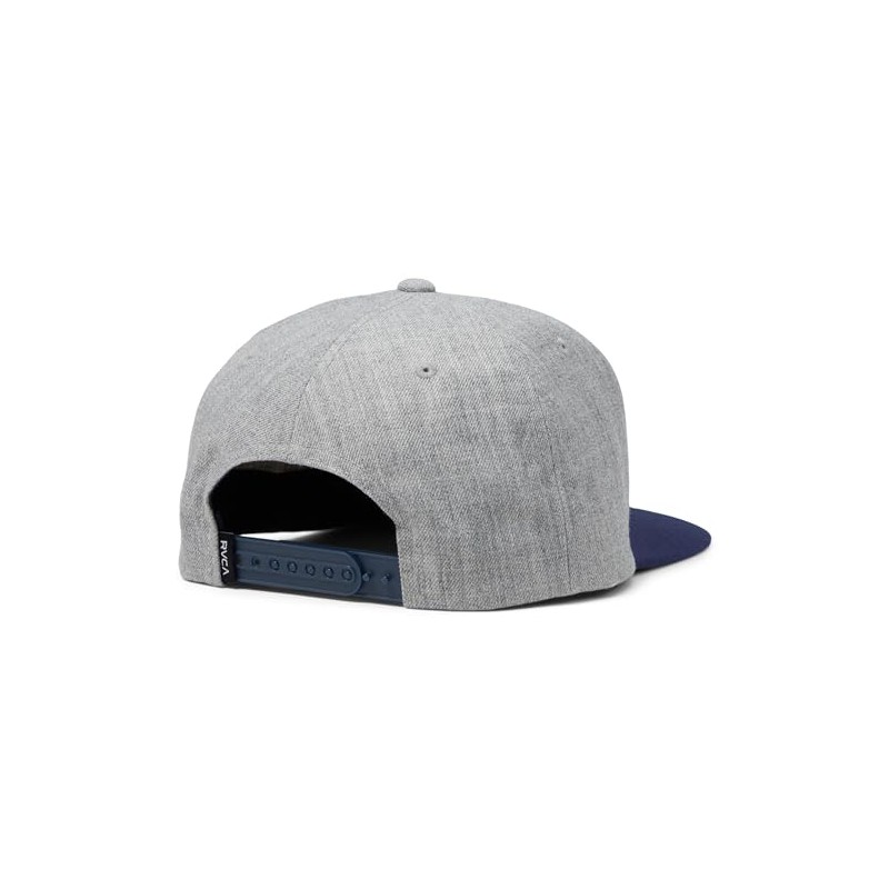 RVCA Men's Va Patch Snapback, Heather Navy