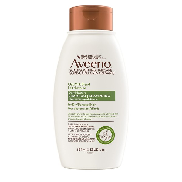 Aveeno Daily Hydration + Oat Milk Shampoo, 354 milliliters