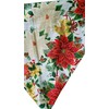 Christmas Poinsettia Over the Collar Dog Bandana That Slips onto