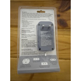 TravelSmart NEW! TravelSmart Conair Converter and Adapter Set with USB Port