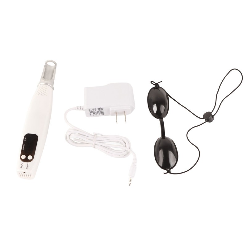 Handheld Freckle Removal Pen Blue Lighting Improve Dark Spots Skin