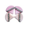 4 Pcs Rhinestone Powder Puffs, ButiFlora Triangle Super Soft Velvet