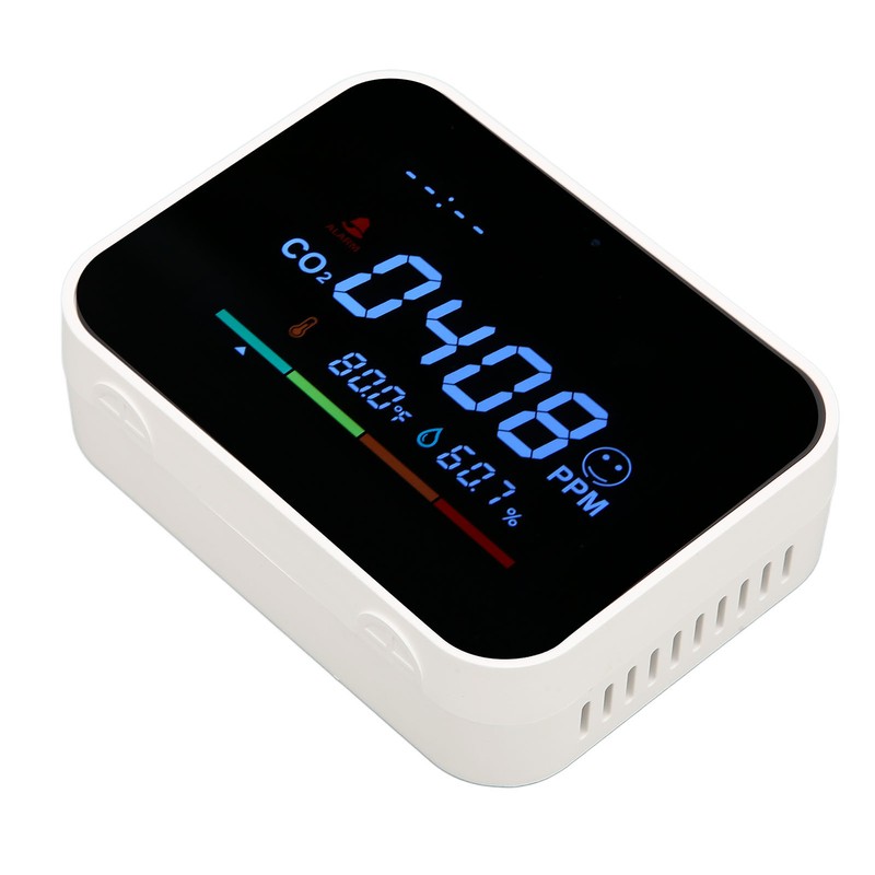 Indoor Air Quality Meter Wireless WiFi Intelligent CO2 Detection Temperature